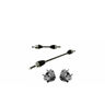 Csa70786 Trq Front Cv Axle Shafts Wheel Hub Bearing Assemblies Set