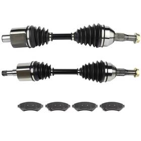 12867482 Csdex For Chevrolet Impala And Monte Carlo 2000-2005 Front Cv Axles Brake Ceramic Pads