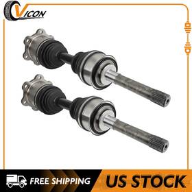 Cv12103883icon6538 Cv-icon Pair Of Front Axles Fits 1986-1995 Toyota Pickup 4runner 3.0l 2.4l