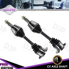 Djp-ncv10241 Djpusa Parts Pair Front Cv Axle Shaft For Chevy Gmc Silverado Sierra 2500 3500 Hd 1999-10 4wd