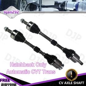 Djp-ncv36064 Djpusa Parts Front Driver And Passenger Cv Axle Shaft For Honda Civic Sport Hatchback Cvt 17-21
