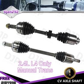 Djp-ncv36180 Djpusa Parts Front Driver And Passenger Pair Cv Axle Shaft For Honda Accord 2.4l Manual 2015-17