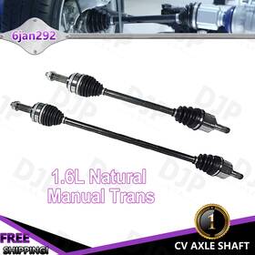Djp-ncv37024 Djpusa Parts Front Driver And Passenger Cv Axle Shaft For Hyundai Veloster Manual Trans 2014-17