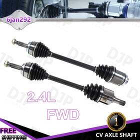 Djpusa Parts Djp-ncv51552 Front Driver And Passenger Cv Axle Shaft For Mitsubishi Outlander 2.4l 2003-06 Fwd