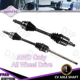 Djp-ncv69535 Djpusa Parts Front Driver And Passenger Pair Cv Axle Shaft For Lexus Rx330 Rx350 Awd 2004-2009