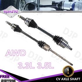 Djpusa Parts Djp-ncv69609 Front Driver And Passenger Cv Axle Shaft For Toyota Sienna 3.5l 3.3l 2004-2010 Awd