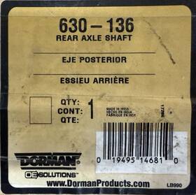 630-136 Dorman Nos Right Or Left Rear Axle Shaft See Description For Fit Chevy Gm K1500 K2500