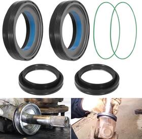 Drqp1249 Dr-auto Front Axle Vaccum Knuckle Tube Seal Kit For 1998-2004 Ford Super Duty Dana 50 60