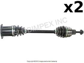 2365n Dss Audi 2011-2012 Axle Shaft Assembly Front Left And Right 2 Pcs