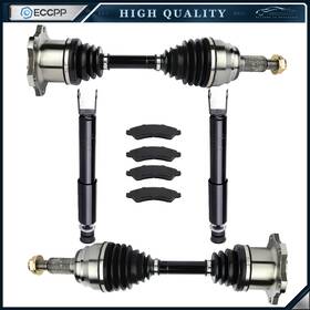 E83266601cp Eccpp Front Cv Axle And Brake Pads Struts For Chevrolet Silverado 1500 6.0l 2005-2006