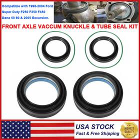 Egqp1249 Eg-auto Front Axle Knuckle Tube Seal Kit For Ford 1998-04 F250 F350 Superduty Dana 50 60