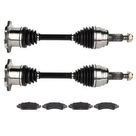 13485048 Everpartstorecs Brake Ceramic Pads Front Cv Axle For Chevrolet Silverado 1500 4.3l 2008-2015
