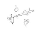 F75z4234ba F75z4234ma Ford Brand New Genuine Oem Axle Shaft