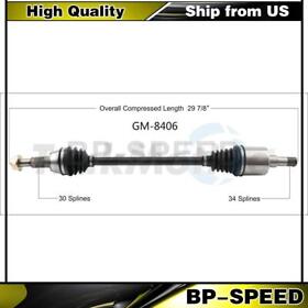 Bpspd220119346783 Fits Chevrolet Captiva Sport 2012-2012 1 X Trak Motive Rear Left Cv Axle Shaft