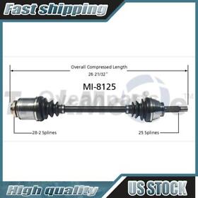 Oyeah220808114677 Fits Mitsubishi Outlander 2003-2006 Trak Motive Front Right 1x Cv Axle Shaft
