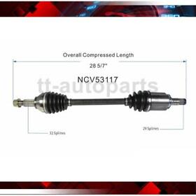 Ttau220629075958 For 2011-2015 Nissan Quest Gsp Cv Axle Assembly Front Left Driver