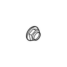 Kb3z-3b477-a Ford Genuine Axle Nut
