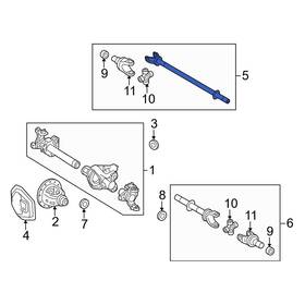 Ec3z3219d Ford Oe For F-450 Super Duty 2005-2022 Front Right Drive Axle Shaft