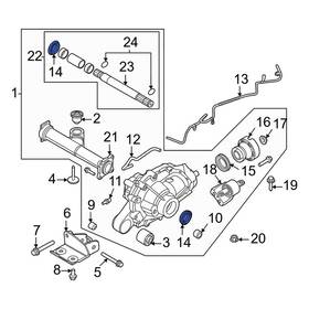 Mb3z4b416a Ford Oe For Ranger 2024 Front Drive Axle Shaft Seal