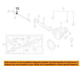 D9az4067e Ford Oem 07-17 Expedition Carrier Front Axles-axle Shaft Shim