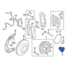 Pc3z-3b396-a Ford Genuine Locking Hub