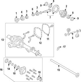 Pc3z-4036-a Ford Genuine Cover Gasket