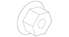 W705967-s440 Ford Genuine Axle Nut