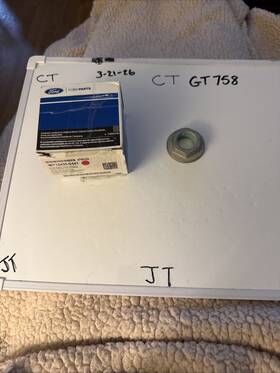 W712435-s441 Ford 1 Genuine Axle Nut Nos Oem Sold Individually
