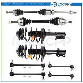 E83255601cp Front Struts Cv Axle Rear Sway Bar Links Kit For 97-01 Toyota Camry 99-03 Solara