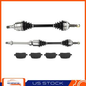 Gd832629car Gdcarpartsin Front For Toyota Solara Se 2.2l 1999-2001 Cv Axle Shaft Brake Ceramic Pads