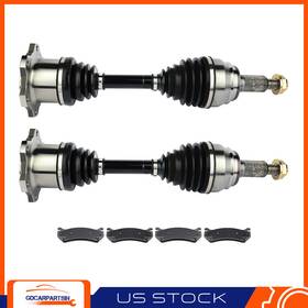Gd832639car Gdcarpartsin Front For Chevrolet Silverado 1500 4.3l 4.8l 5.3l 1999-04 Cv Axle Brake Pads