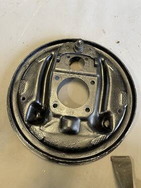 3996104 General Motors Gm 1964-1981 Camaro Firebird Chevelle Rear End Drum Brake Backing Plate Nova Axle