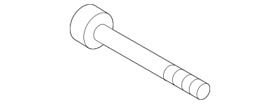 003-507-325 Genuine Audi Stub Shaft Bolt