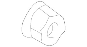 999-084-634-02 Genuine Porsche Hub Lock Nut