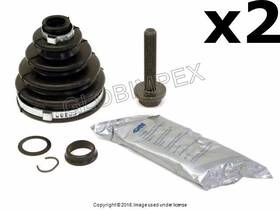 300-314 Gkn Loebro For Audi 1988-1992 Axle Boot Kit Front L And R Outer 2