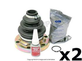 300-506 Gkn Loebro For Bmw 92-00 Axle Boot Kit C/v Joint Rear L And R Inner 2