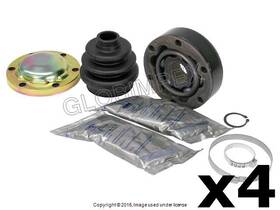 302-303 Gkn Loebro For Porsche 85-93 Rear L And R Inner Outer Axle Joint Kit With Boot 4