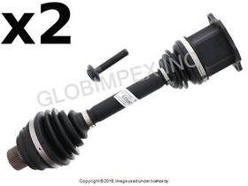 304-923 Gkn Loebro Audi 2009-2016 Axle Shaft Assembly Front Left And Right 2 Oem