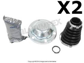 304-936 Gkn Loebro For Audi/vw 2000-2016 Axle Boot Kit Left And Right Inner 2