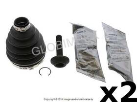 304957 Gkn Loebro For Audi 2005-2012 Axle Boot Kit Fr L And R Outer 2 Oem Warranty