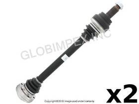 305294 Gkn Loebro For Bmw 2008-2019 Axle Shaft Assembly Rear Left And Right 2 Pcs Oem