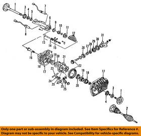 26041515 Gm Oem Front Axle-output Shaft Bearing