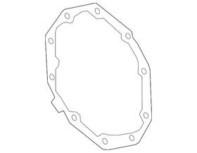 84412729 Gm Genuine Front Differential Carrier Cover Gasket