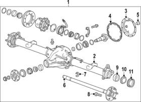 84937141 Gm Genuine Axle Housing