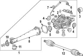87845959 Gm Genuine Axle Seal
