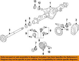 20889025 Gm Oem 11-23 Sierra 2500 Hd Rear Suspension Axle Housing-axle Seal