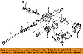 9436881 Gm Oem 84-13 Aveo Rear Suspension Axle Housing-bearing