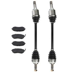 13123294 Goodypartsparts Front Brake Ceramic Pads Cv Axle For Subaru Outback 2.5l 3.0l 2005-2009