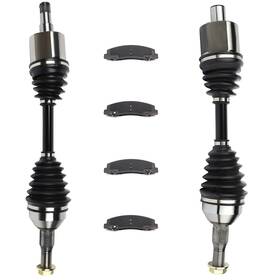 13255830 Goodypartsparts Front Cv Axle Brake Ceramic Pads For 2006-2009 Chevrolet Impala 3.5l 3.9l