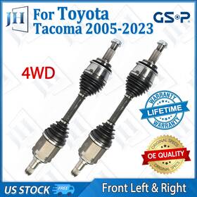 B2cv063 Gsp Front Left Right Cv Axle Shaft For 2005-23 Toyota Tacoma 4runner Fj Cruiser 4wd